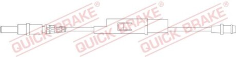 Датчик зносу гальмівних колодок (передніх) Citroen C5 01- (L=410mm) QUICK BRAKE WS 0207 A