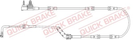Датчик зносу гальмівних колодок (передніх) (к-кт) Land Rover Defender/Discovery/Range Rover 12- (L=1304mm) QUICK BRAKE WS 0442 A
