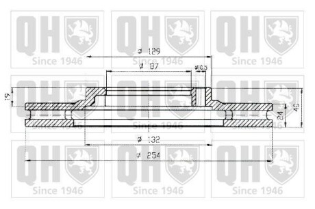 Гальмiвнi диски Quinton Hazel BDC5167