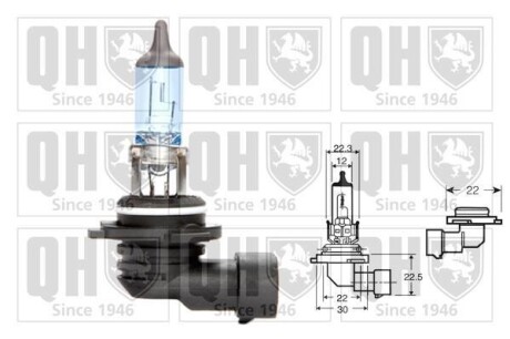 Автолампа HB4 12V 51W P22d Quinton Hazel QBL9006