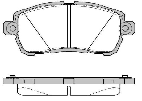 FORD гальм. колод. передн. KA+ III REMSA 1728.00