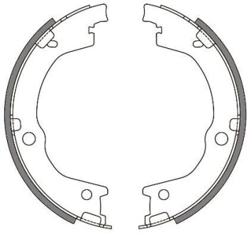 Колодки гальмівні барабанні REMSA 4644.00