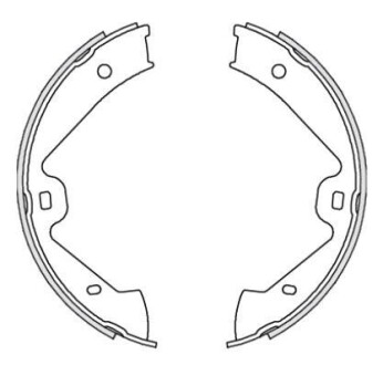 Колодки гальмівні барабанні REMSA 4675.00