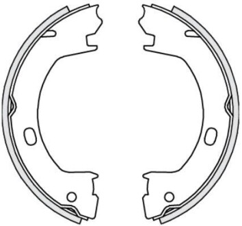 Колодки гальмівні барабанні REMSA 4739.00