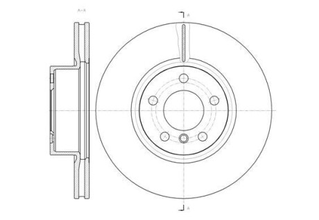 BMW Диск гальмівний передній X3 10- REMSA 61454.10