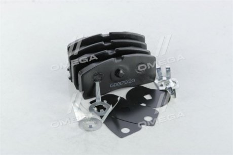 Колодка тормозов. диск. STANDARD GEELY CK 04-передн. (под ABS) RIDER RD.21338STD