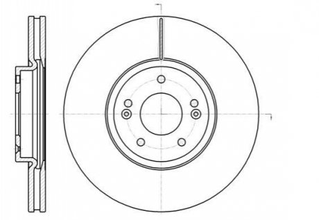 Тормозной диск ROADHOUSE 61102.10 (фото 1)