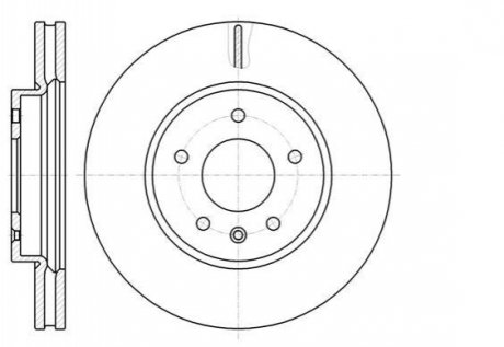 Тормозной диск ROADHOUSE 61183.10 (фото 1)