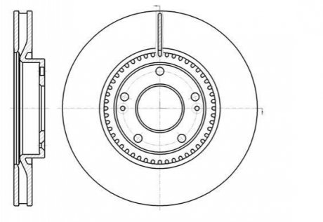 Гальмівний диск ROADHOUSE 61217.10 (фото 1)