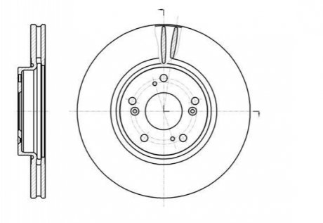 Тормозной диск ROADHOUSE 61218.10