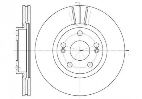 Тормозной диск ROADHOUSE 6301.10 (фото 1)