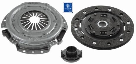 Комплект зчеплення Renault Clio 1.2 90-98 (d=180mm) (+вижимний) SACHS 3000 822 801