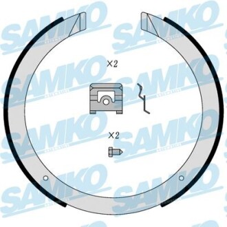 Колодки тормозные барабанные SAMKO 81098