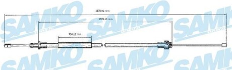 Трос зчеплення SAMKO C0092B