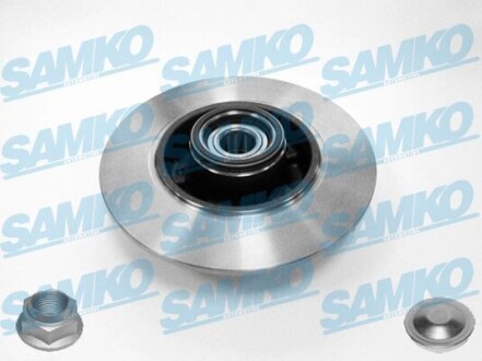 Диск гальмівний SAMKO R1055PCA