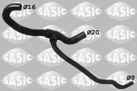 Патрубок системи охолодження SASIC 3406263 (фото 1)