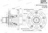 Маточина задня VW Passat B5, A6, 98-05, ABS+ SHAFER SH154.44 (фото 2)