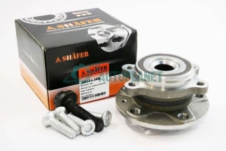 Маточина передня VW, Golf V-VI, 04-, (4 болті), ABS+, монт. ккт.+ SHAFER SH154.56K