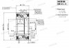 Підшипник передній Audi 80, 90, 100, 88-96, (37x43/45x82) SHAFER SH157.11 (фото 2)