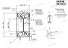 Підшипник передній Nissan Almera N16, MMC Pajero, Colt, Lancer, 00-06, (36x40x74) SHAFER SH168.63 (фото 2)