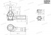 Рульовий наконечник VW T4 90-03, (конус 14 мм), різьблення M16*1.5/M12*1.5, довжина 85 мм, правий SHAFER SM0284 (фото 2)