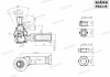 Рулевой наконечник VW T4 95-03, (конус 18 мм), резьба M16*1.5/M12*1.5, длина 85 мм, левый SHAFER SM4549 (фото 2)