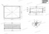 Фильтр воздушный Audi A4 00-04 SHAFER SX819 (фото 2)