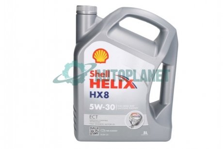 Масло для двигателя SHELL HELIX HX8 ECT 5W30 5L