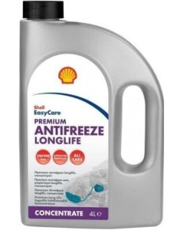 4л Premium Longlife Concentrate антифриз червоний -80С° (заміна 120тыс.) 12/G12+ відповідає вимогам AUDI, SKODA, SEAT, VW SHELL PBT75B