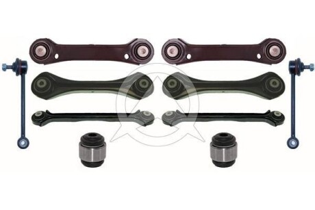 BMW К-т важелів задньої підвіски E87,90,91 05- SIDEM 21250 (фото 1)