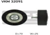 Ролик модуля натягувача ременя SKF VKM 32091 (фото 1)