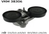 Роликовий модуль натягувача ременя (ролик, ремінь) SKF VKMA 38306 (фото 1)