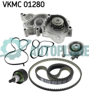 Ремкомплект ГРМ + помпа AUDI/VW A3/Golf "1,0-1,4 "11>> SKF VKMC01280