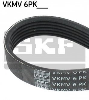 Поликлиновой ремінь SKF VKMV 6PK1070 (фото 1)