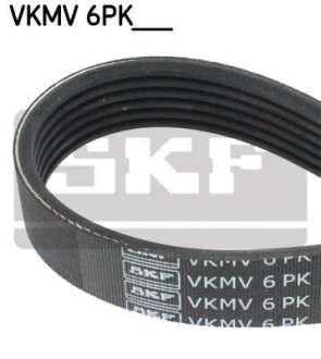 Ремінь 6PK1370 SKF VKMV 6PK1370