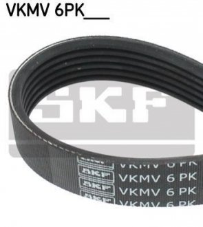 Дорожный пас SKF VKMV 6PK1580 (фото 1)