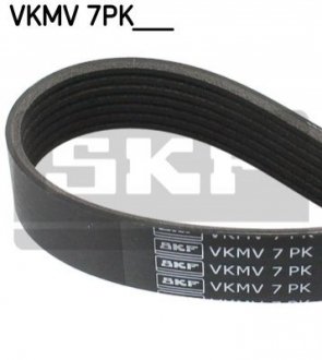 Пас привідний з довжиною кола понад 60см, але не більш як 180см SKF VKMV7PK1705 (фото 1)
