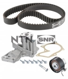 Комплект ГРМ, пас+ролик+помпа SNR NTN KDP452.240 (фото 1)