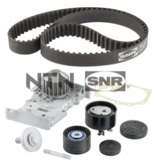 Комплект ГРМ, пас+ролик+помпа SNR NTN KDP455.570