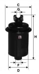 Фильтр топливный SOFIMA S1631B (фото 1)