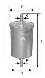 Фильтр топливный SOFIMA S1842B (фото 1)