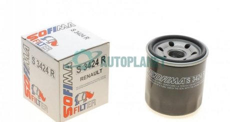 Фільтр масляний Renault Kangoo 1.2 97-09 (бензин) SOFIMA S 3424 R (фото 1)