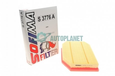 Фильтр воздушный BMW 5 (F10) 09-13/7 (F01) 2.5/3.0i 09-15 (N53/N52) SOFIMA S 3776 A (фото 1)