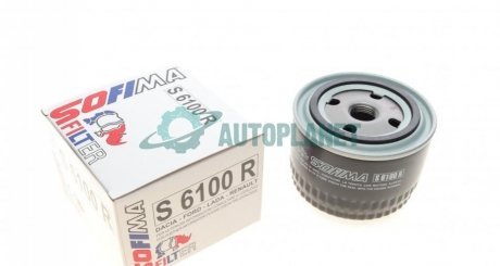 Фільтр масляний Ford Sierra/Scorpio 2.0/2.8/2.9 87-98 SOFIMA S 6100 R (фото 1)