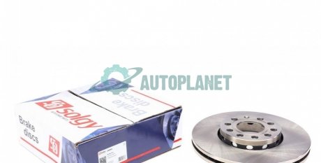 Диск гальмівний (передній) Skoda Superb/VW Passat (288x25) Solgy 208083