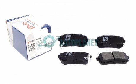 Колодки гальмівні (задні) Hyundai Accent/I20/I30/Ix35/Sonata/Kia Ceed/Rio/Sportage 1.2-3.3 05- Solgy 209154 (фото 1)