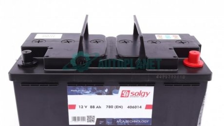 Стартерна батарея (акумулятор) Solgy 406014