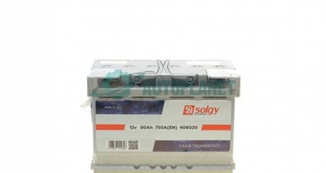 Стартерна батарея (акумулятор) Solgy 406020