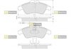 Тормозные колодки дисковые STARLINE BD S054 (фото 1)