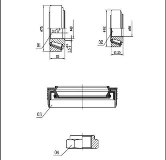 Подшипник колеса STARLINE LO03430